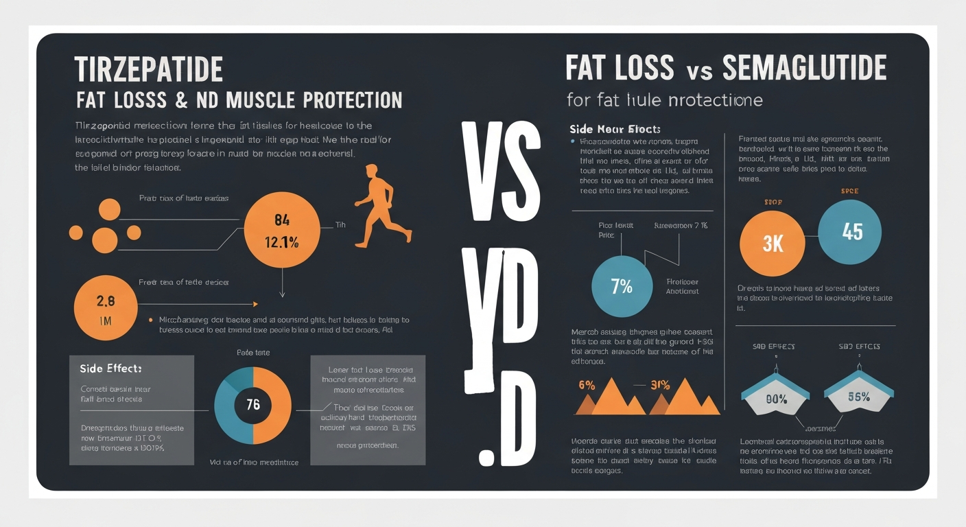 Tirzepatide vs Semaglutide for Fat Loss and Muscle Protection